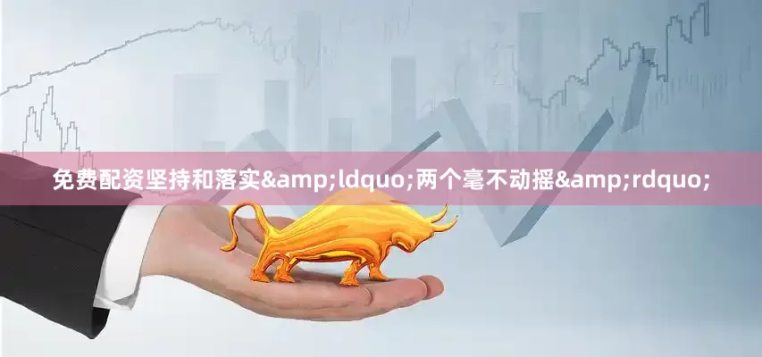 免费配资坚持和落实&ldquo;两个毫不动摇&rdquo;
